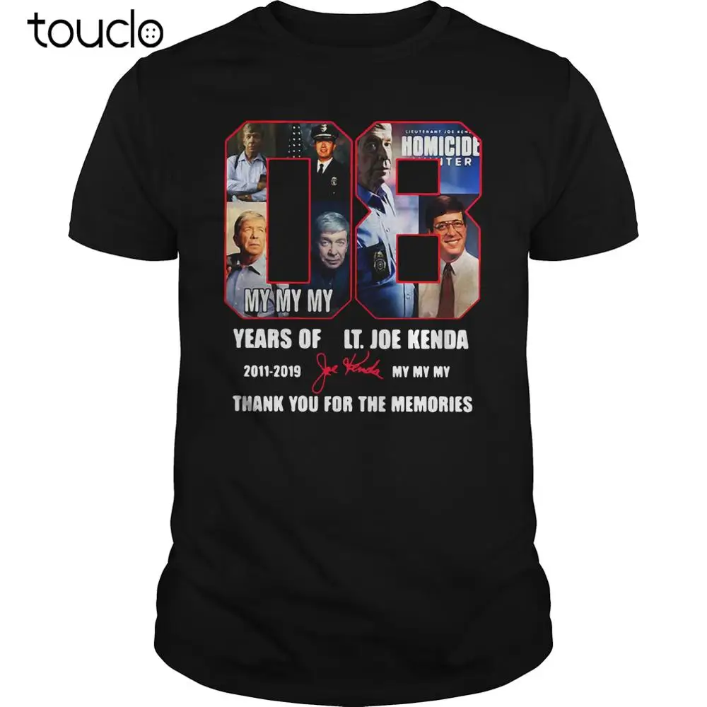 

New 08 Years Of Lt Joe Kenda 2011. Спасибо за воспоминания, Мужская футболка унисекс, искусственная кожа, оригинальный подарок, креативная забавная футболка