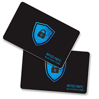 RFID Blocking Cards - 2/4/10 Pack, Premium Contactless NFC Debit Credit Card Passport Protector Blocker Set for Men & Women