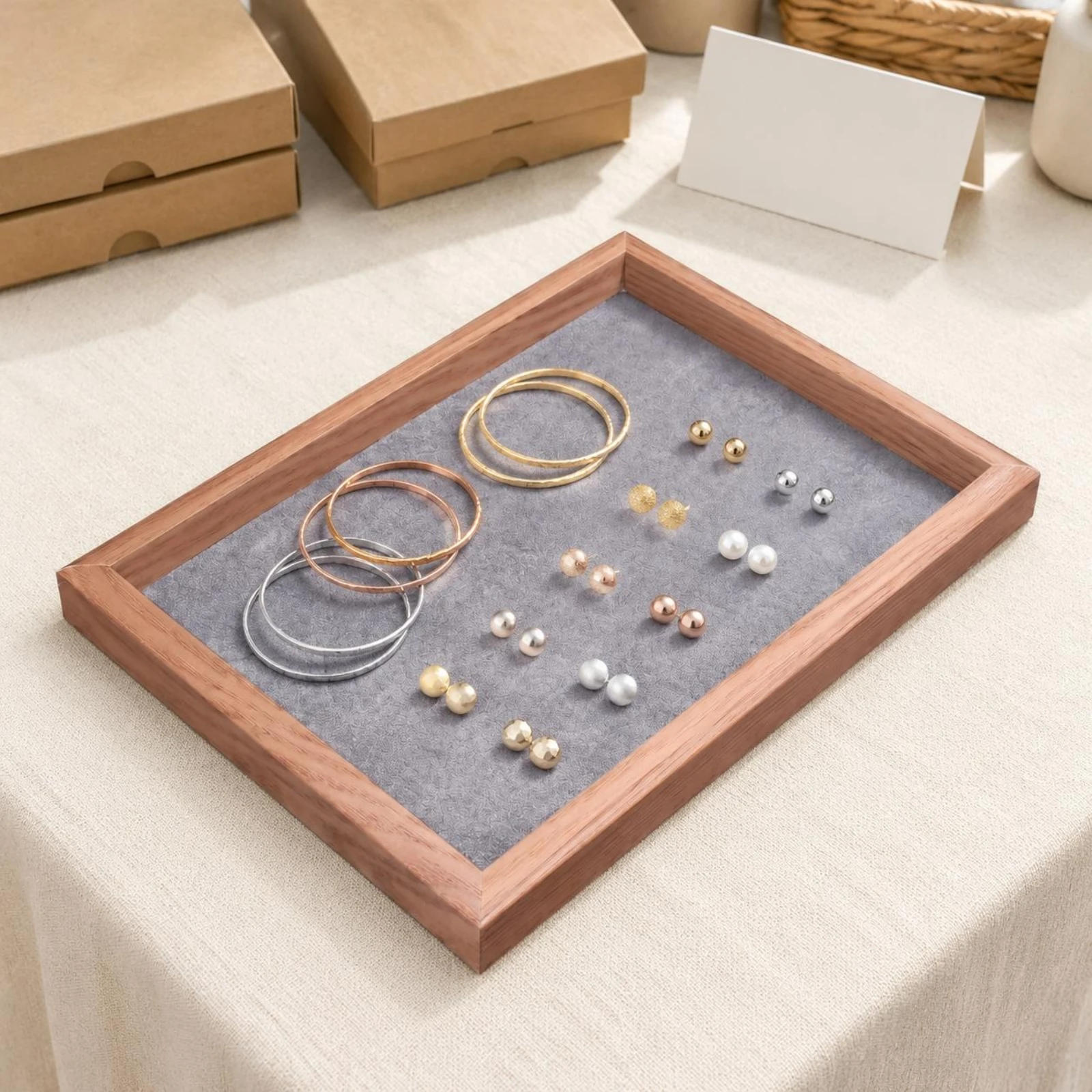 Jewelry Display Tray Rectangul - đánh giá và giá Home Lines Textiles
