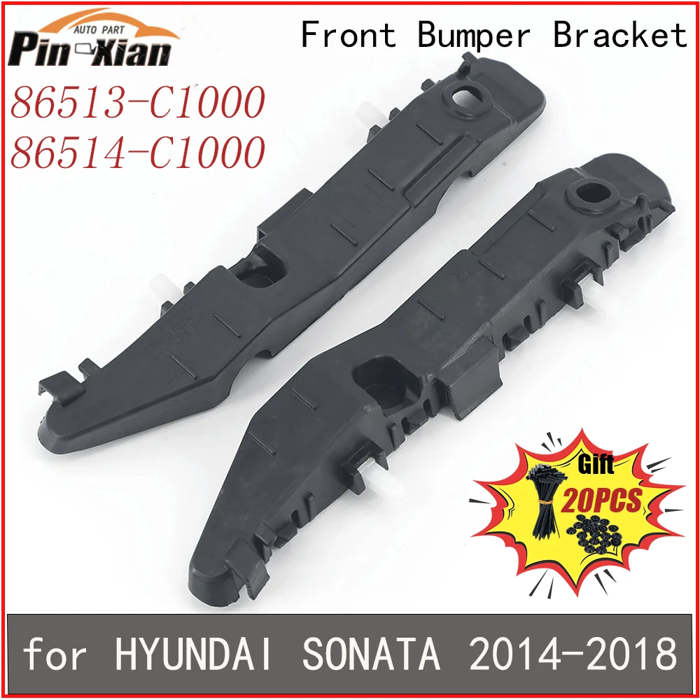 

Front Left right Side Bumper Bracket Mounting Support 86513-C1000 86514-C1000 For Hyundai SONATA 2014-2018 Car Accessories