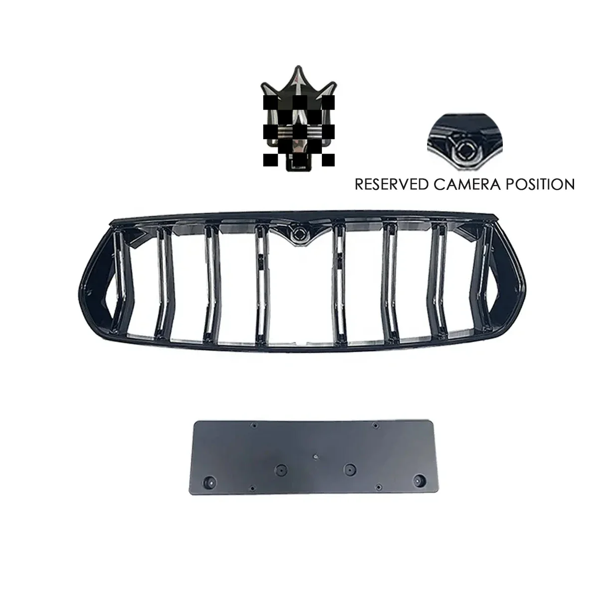 

Заводской хит продаж, комплект кузова автомобиля, передний бампер для Maserati Levante 2017-2021, обновленные комплекты GTS, гриль для губ