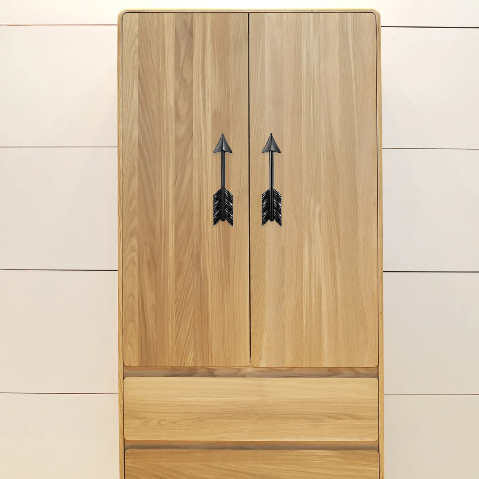 

4Pcs Arrow Style Cabinet Handles Zinc Alloy Sturdy for Drawer Wardrobe Closet Cupboards Furniture Cabinet Handles