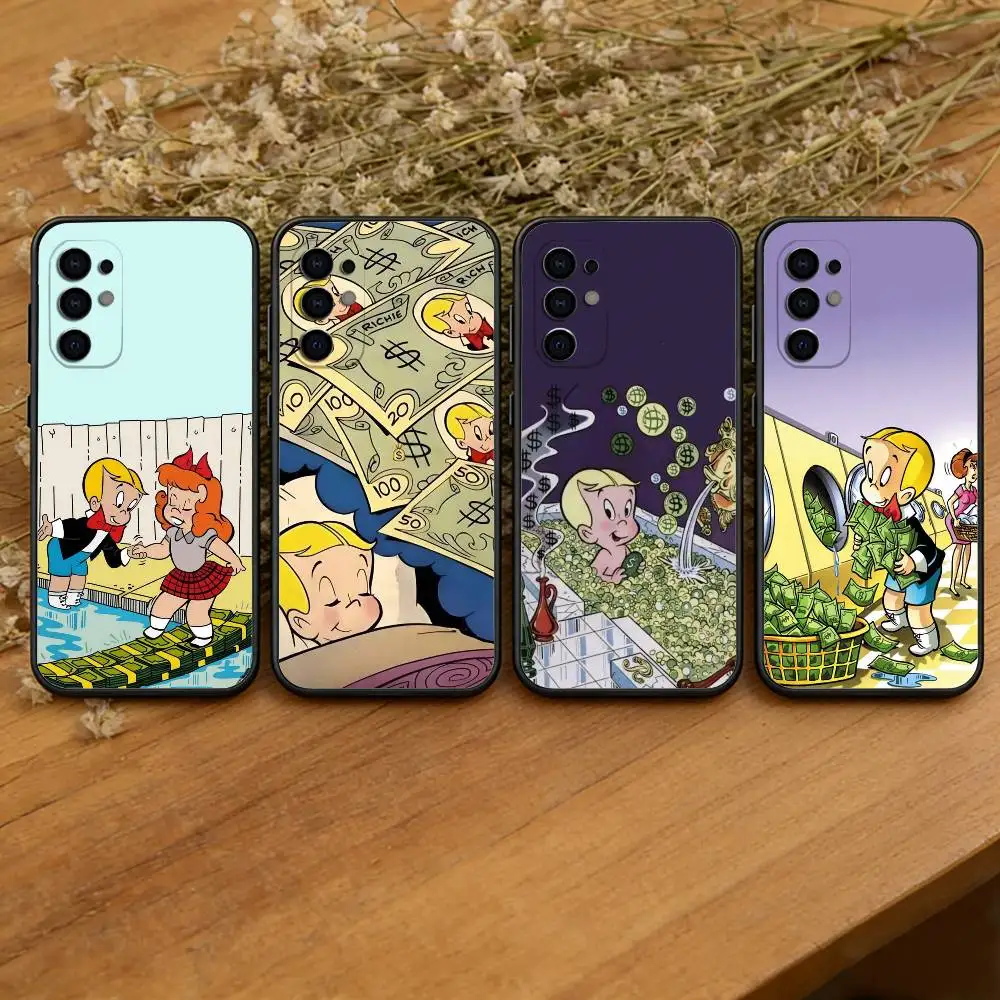 Rich Boy R-Richie R-Rich Phone Case For Samsung S26,S25,S24,S23,S22,S21,S30,Ultra,Plus,Fe,Soft Silicone Black Cover