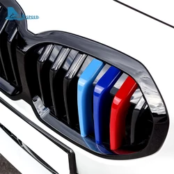 Car Front Grill Stripes Cover For BMW 1 Series F40 2020 2021 2022 2023  Grid Stripes Clips Trim Motorsport Accessories