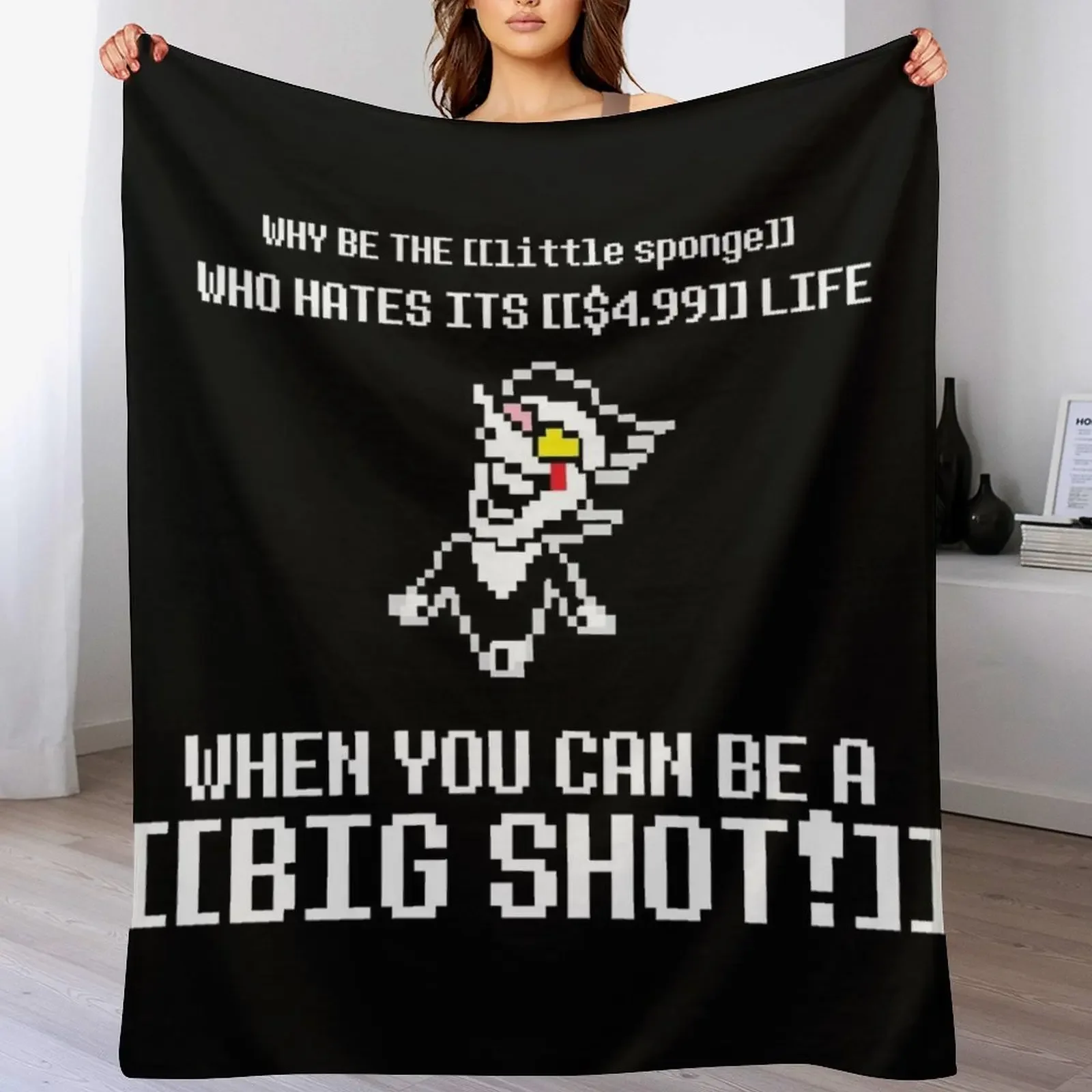 

YOUR CHANCE TO BE A BIG SHOT Throw Blanket Flannels Sofa Thins valentine gift ideas Blankets