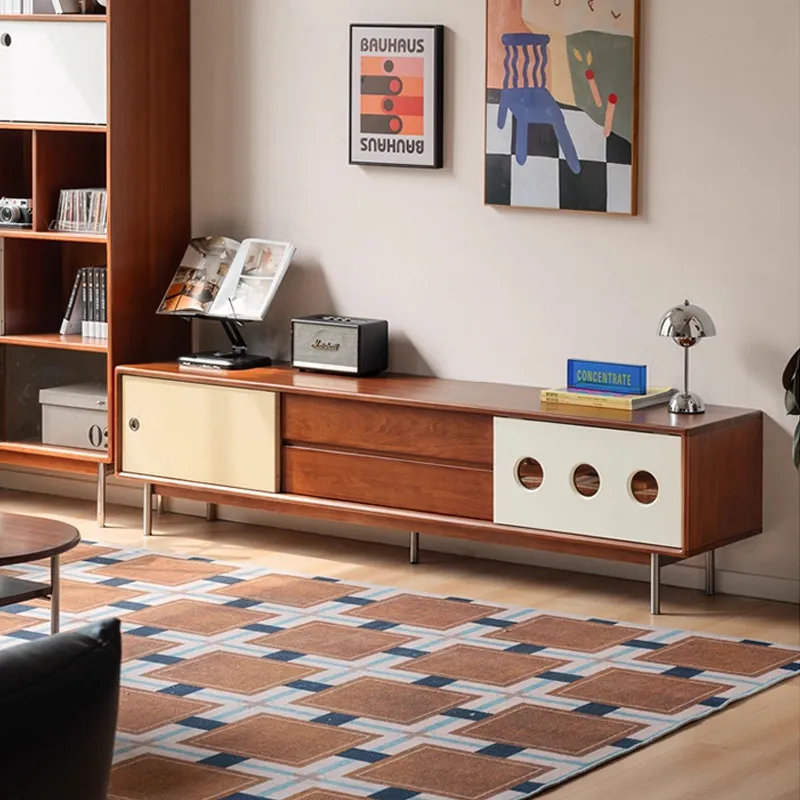 Home Modern High Quality Tv Cabinet Floor Cabinet Storage Tv Cabinet Wood With Storage Muebles Para Hogar Bedroom Furniture