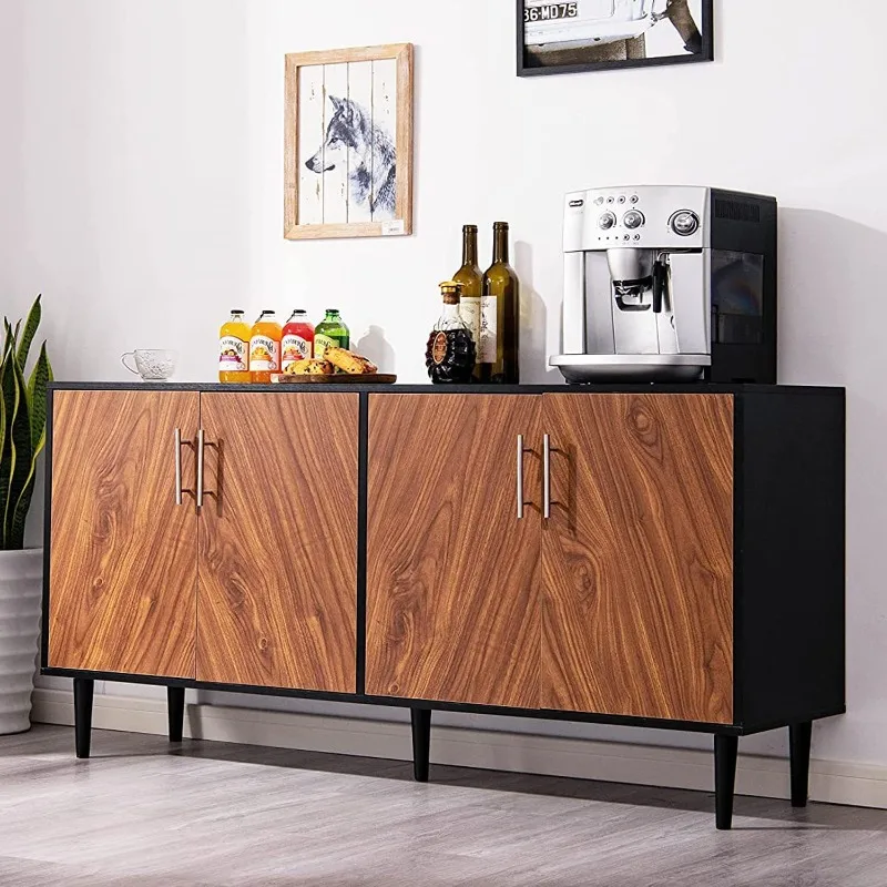 American log color dining side cabinet factory custom simple light luxury household cupboard living room storage locker