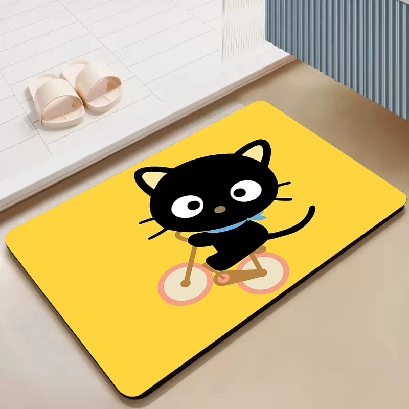 Bathroom Mat Chococat Diatom Ooze Hallway Mats Carpet Living Room Diatomaceous Earth Mat Rug Diatomite Welcome Deal Kitchen Foot