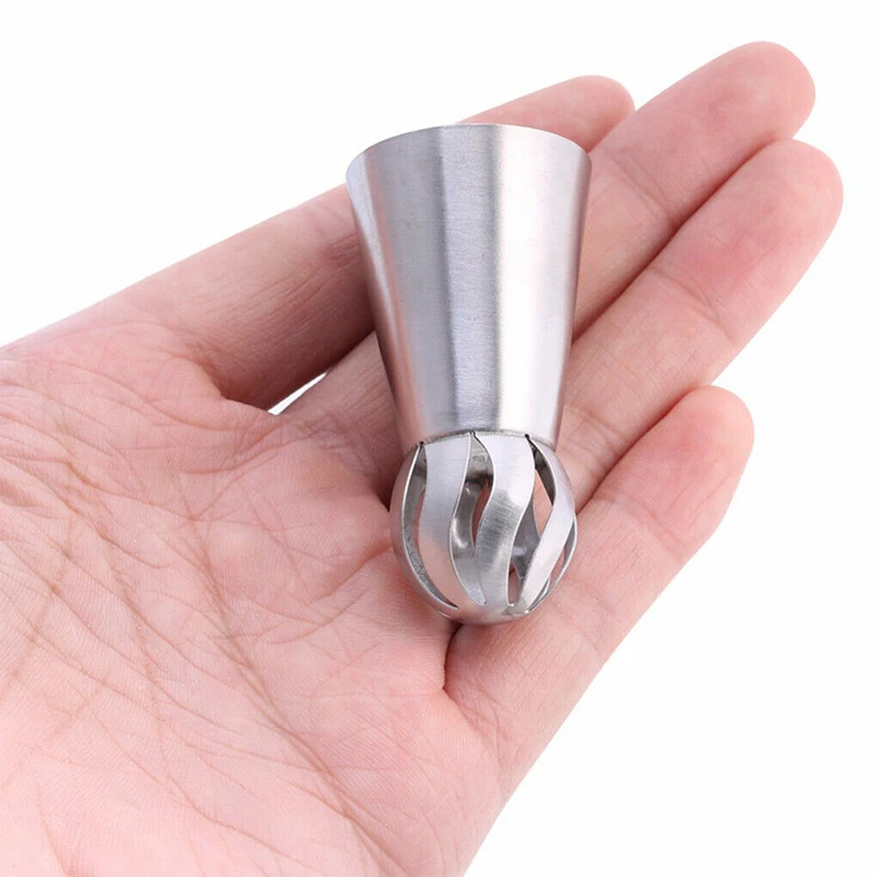 3Pcs Russian Pastry Nozzles For Cream Icing Piping Nozzles Cake Decoration Tips Cake Nozzle Tips Confectionery Baking Tools