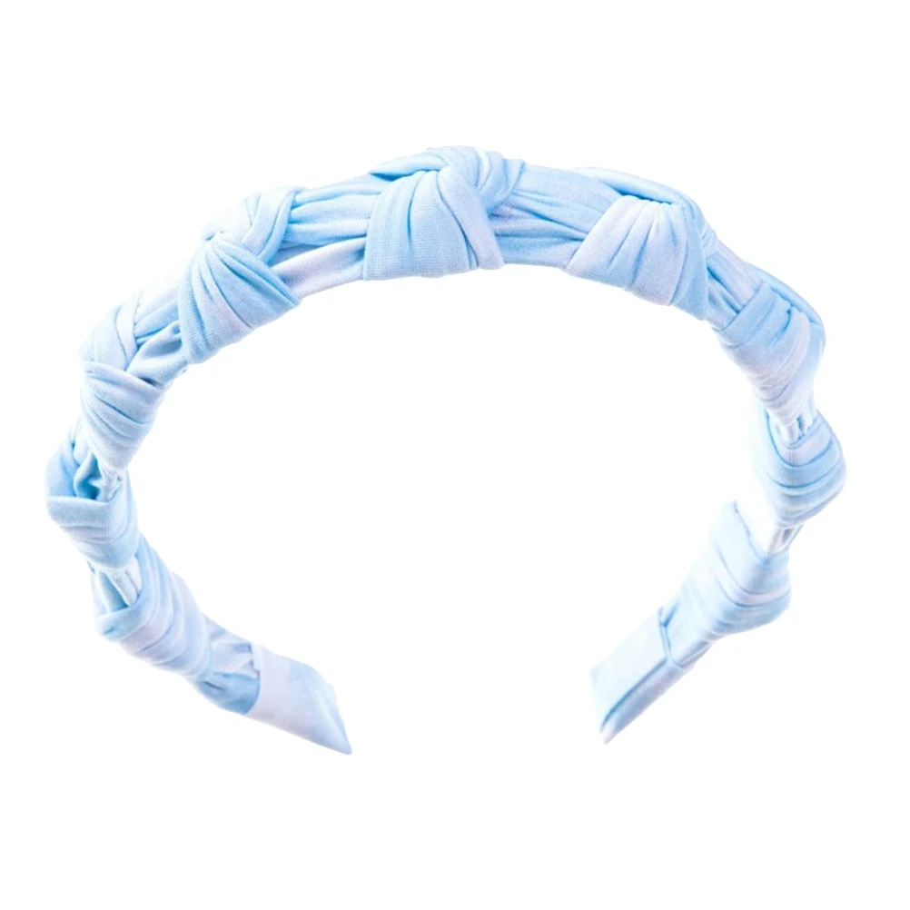 

Tie dye Hairb Twisted Hair Braid Accessories Girls Hoop Vintage Fashion Hairstyles Cross Hair Hoop Gifts