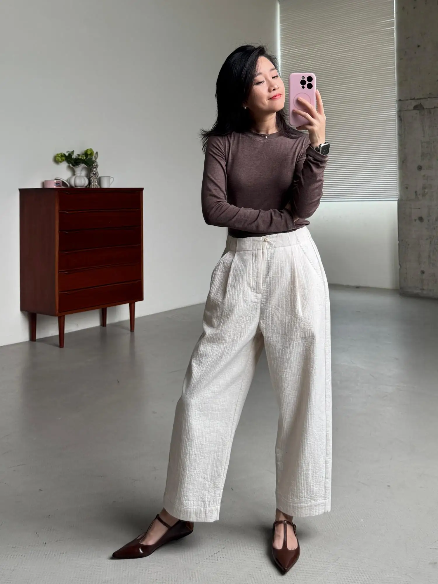 

Оригинальные женские брюки из 100% хлопка в полоску, осенние, маленького размера, повседневные брюки-мокасины длиной 7/8