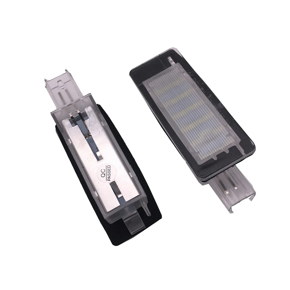 

2X White 12V LED Number License Plate Light For Renault Espace MK4 Scenic MK2 2003-2009 Laguna 2 License Plate Lamp