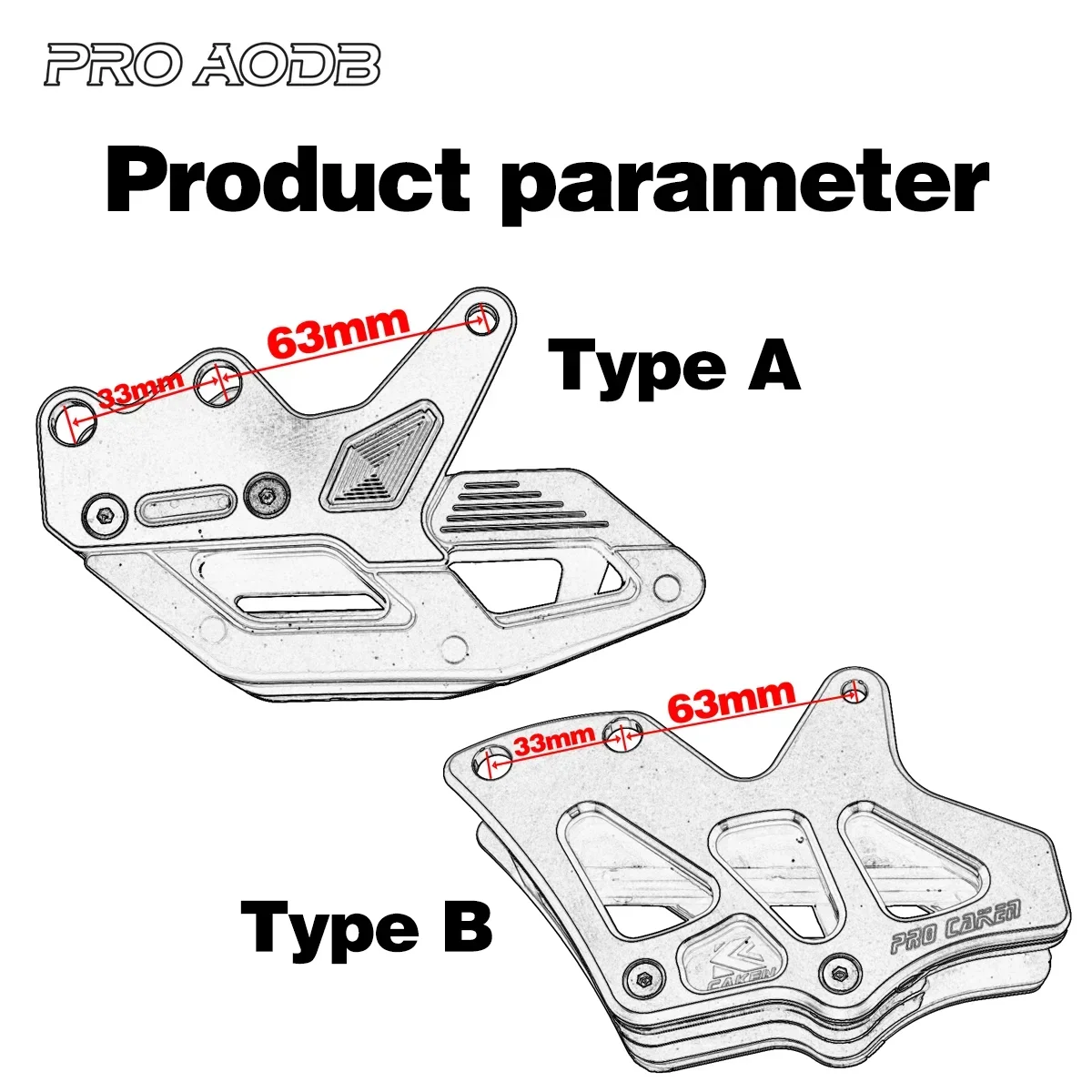 Motorcycle CNC Chain Guide Guard For SUZUKI RMZ250 RMZ450 RM125 RM250 RMZ450Z DRZ400SM RM RMZ DRZ SM 125 250 450 400