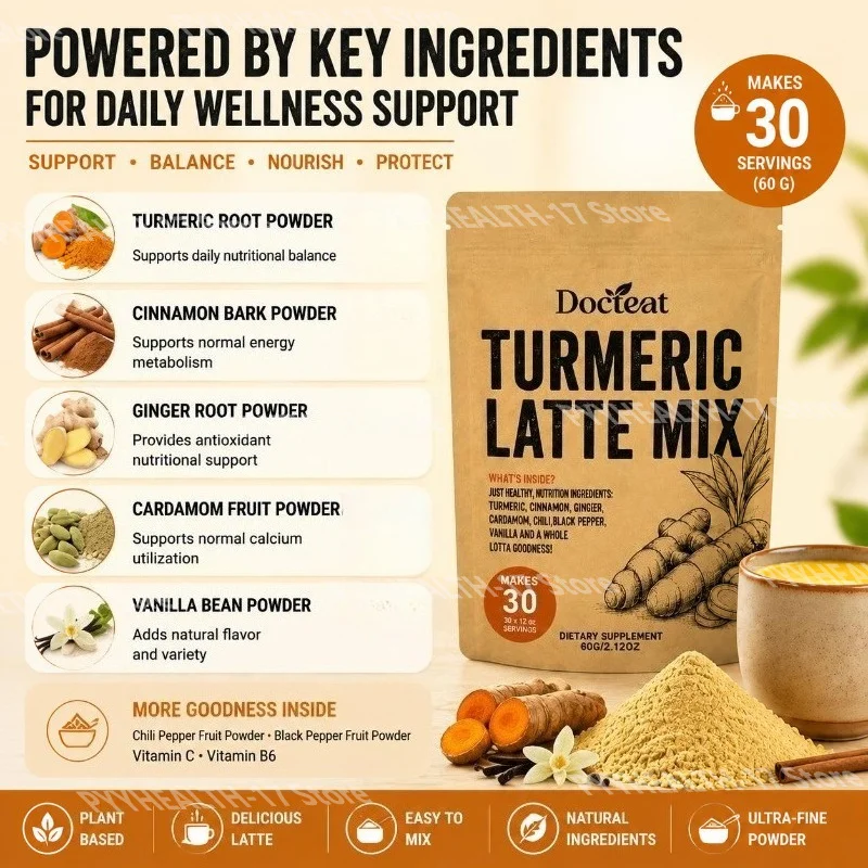 Turmeric Mix Powder Supports Normal Calcium Utilization Vitamin D3 Supports Normal Energy Metabolism for men women 60g