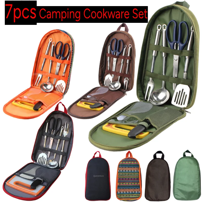 7Pcs Camping Kitche… - image