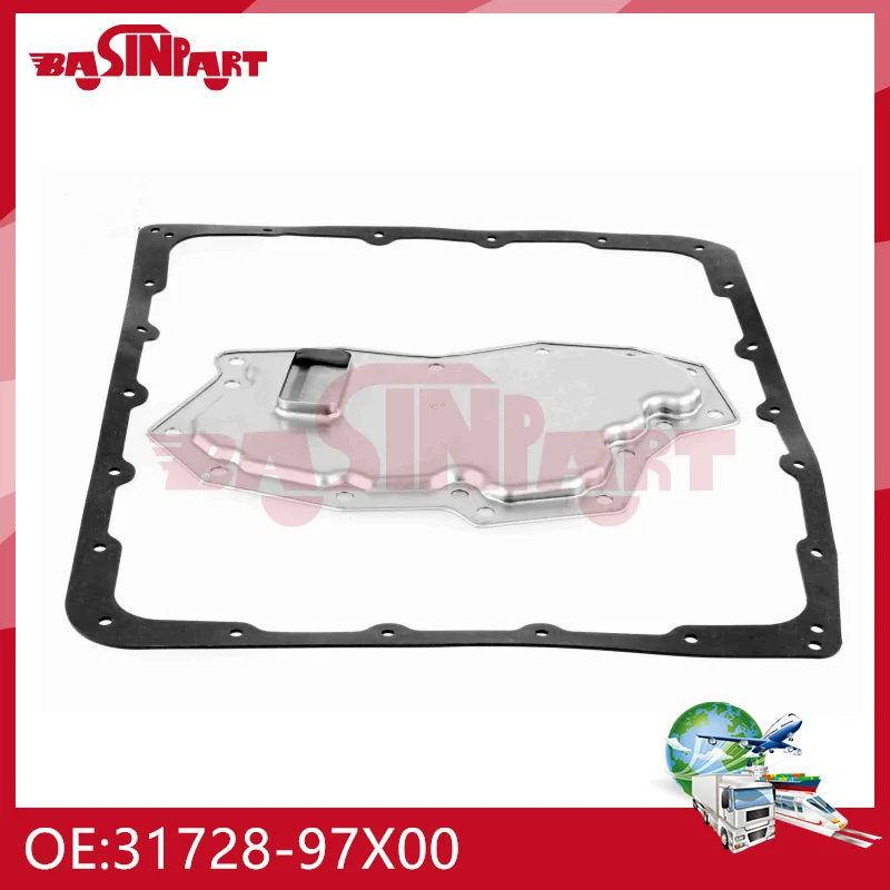 31728-97X00 Transmission Filter Oil Pan Gasket Kit for Infiniti Q45 QX56 M45 M35 G37 G35 FX35 EX35 for Nissan Xterra 46240-4C000