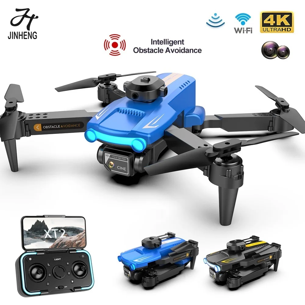 

2023 New LSRC XT2 Mini Drone 4K Dual Camera Four Side Obstacle Avoidance Optical Flow Positioning Foldable Quadcopter Toys Gifts