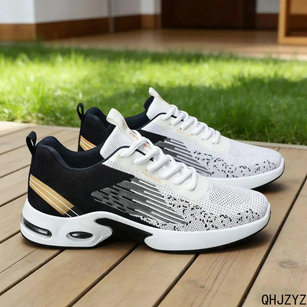 Men's Running Shoes Breathable Mesh Air Cushion Support for Gym Daily Wear
