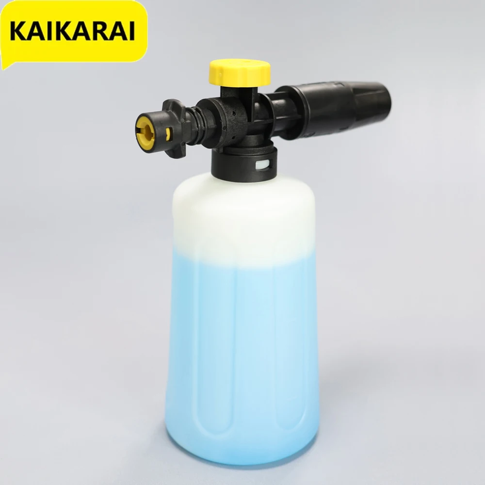 750ML Snow Foam Lance Car Soap Foam Generator High Pressure Washers For Karcher K2 K3 K4 K5 K6 K7 Adjustable Sprayer Nozzle