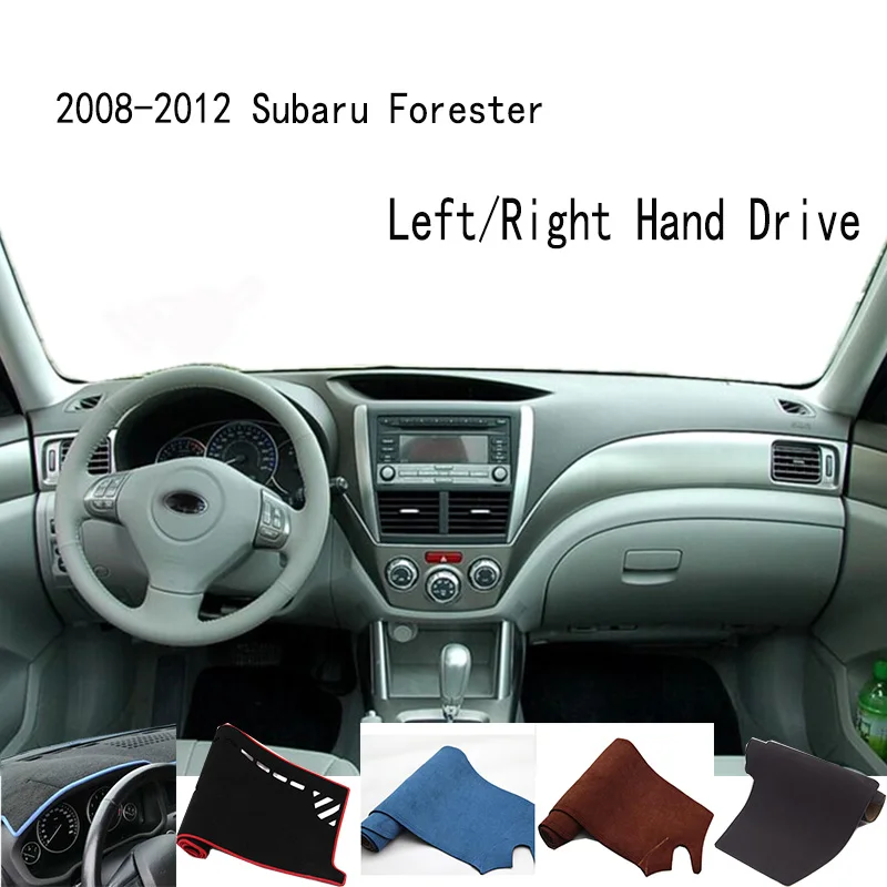For 2008-2012 Subaru Forester Impreza WRX Accessories Dashboard Cover Instrument Panel Dash Mat Dashmat Protective Pad