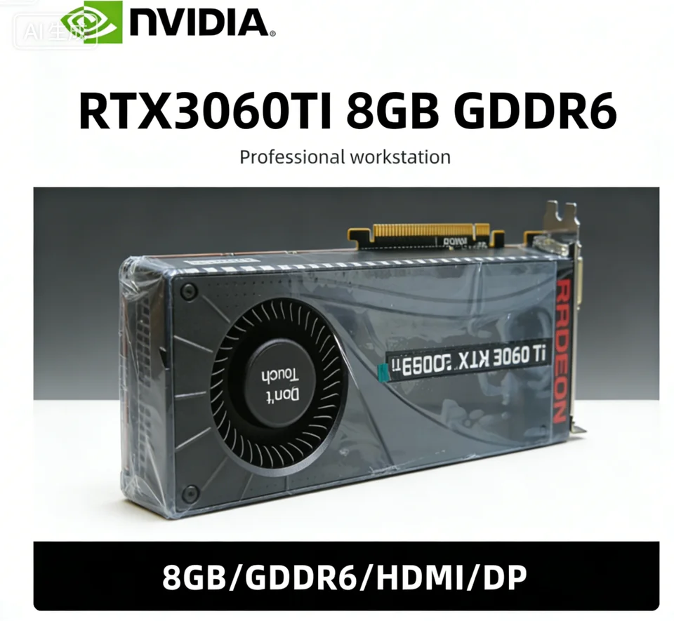 RTX 3060TI 8GB GPU 288-6N632-201A8 8GB GDDR6 Gaming Graphics Card