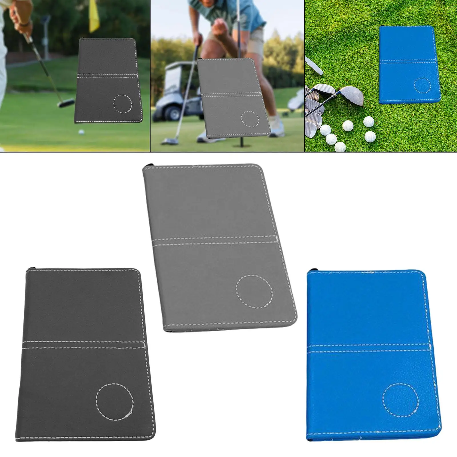 Golf Scorecard Holder Golf Accessories Sporting Goods Professional Golf Score Clip Golf Scorecard Book for Take Notes Outdoor