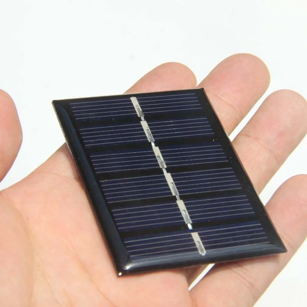 Panneaux solaires 3V 0.3W, batterie avec ligne 65x48mm, pour enfants, jouet, maison, bureau