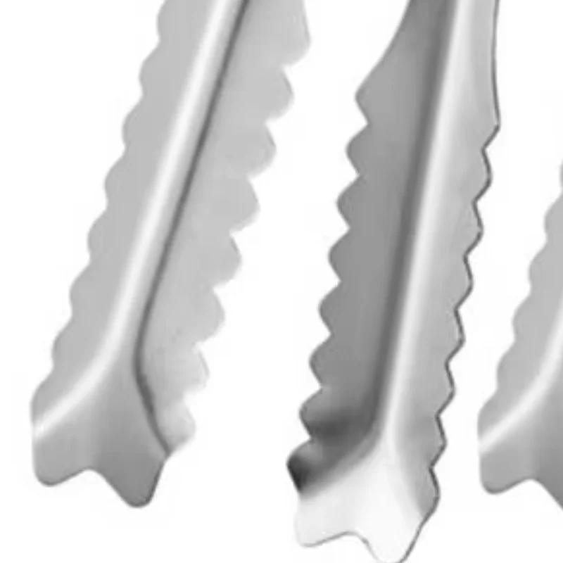 

Stainless Ice Clip Tongs with Handle Food Tongs for BBQ Buffet Rust-Proof Multi-purpose Kitchen Clip for Ice Cubes Snacks
