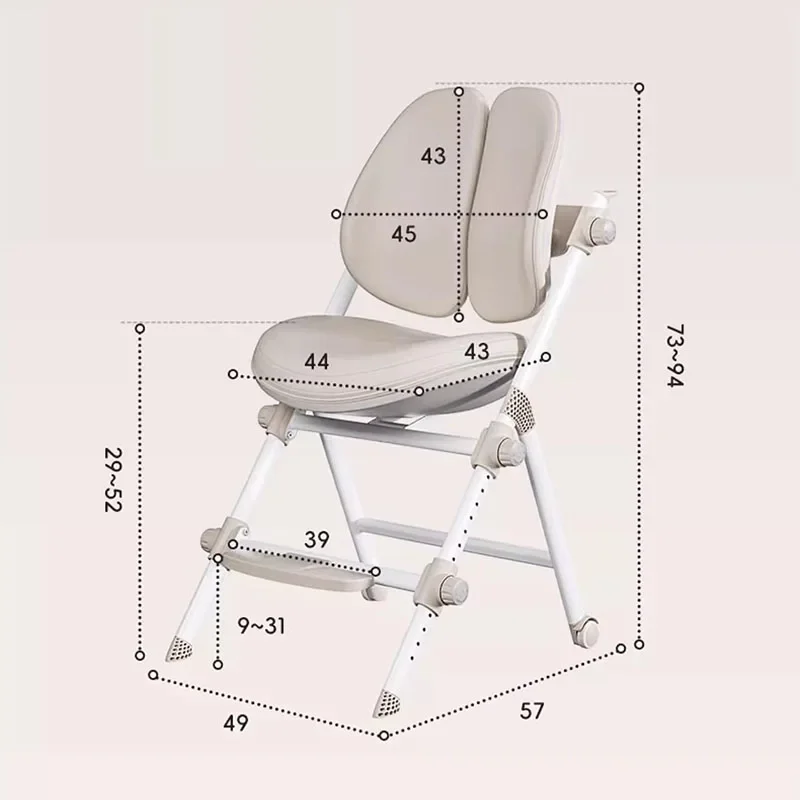 Stoel Hulpontwerper Kids Hoogte Verstelbaar Eten Kindermeubilair School Girl Silla Infantil Seats Study Jgy