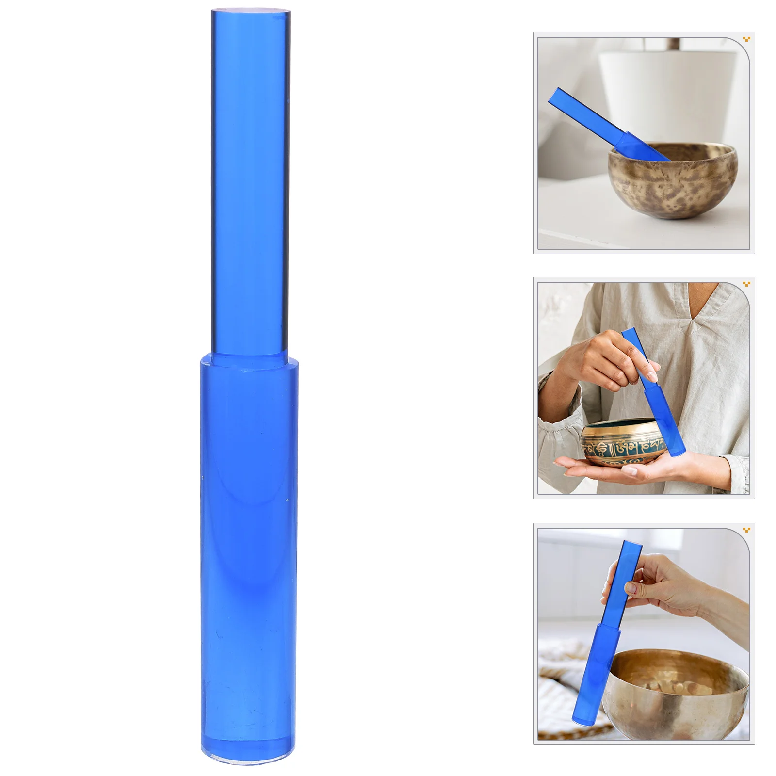 

Crystal Singing Bowl Mallet Meditation Bowl Rod Singing Bowl Acrylic Striker Rod singing bowl accessory