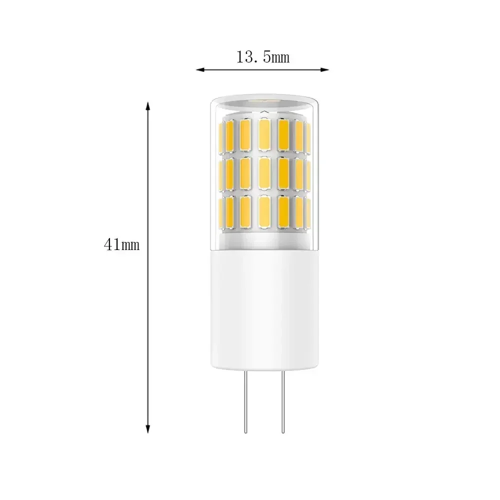 Melery G4 LED Bulb 3W Lamps Dimmable 45 SMD 4014 LEDs Warm White 3000K Super Bright 250LM Light Lamp AC/DC12V  5PACK