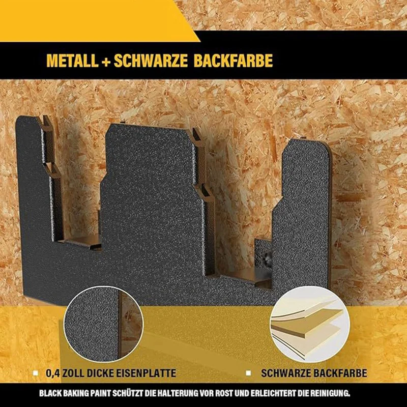 Multifunctional Wall Mount Bracket For Dewalt 20V Battery DCB115 Charger