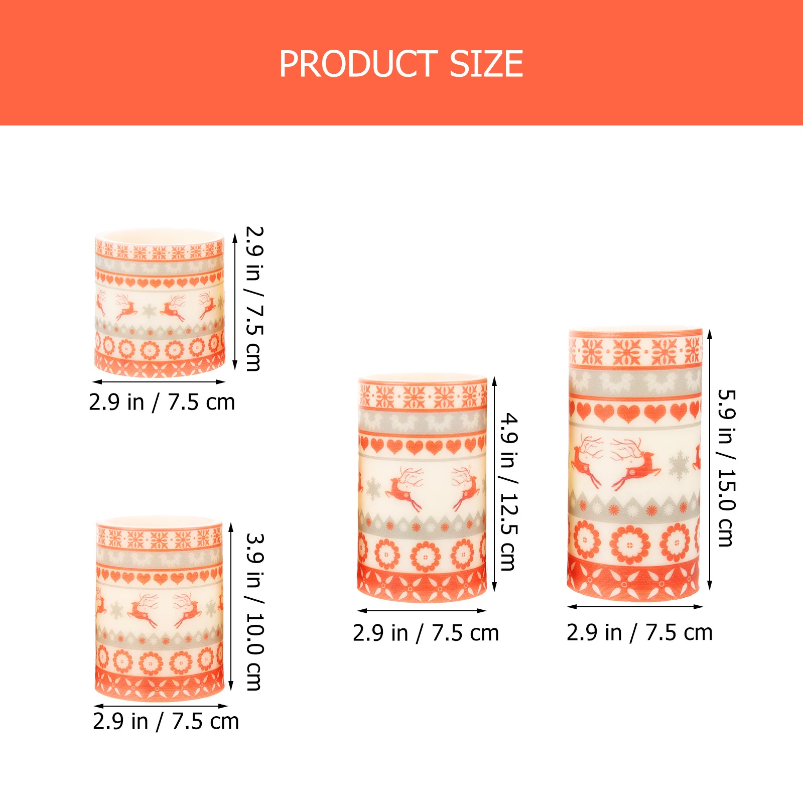 4 قطعة LED شموع عيد الميلاد عديمة اللهب ضوء في الهواء الطلق ديكورات داخلية لوازم الحفلات بناء مصباح فانوس الشارع
