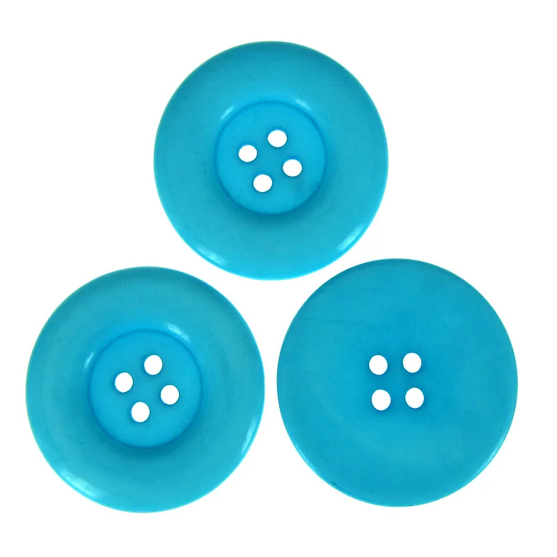 5Pcs 4-Holes Resin Large Buttons Round Button For Clothing Coat Sewing Accessory Craft Decoration 1.5\