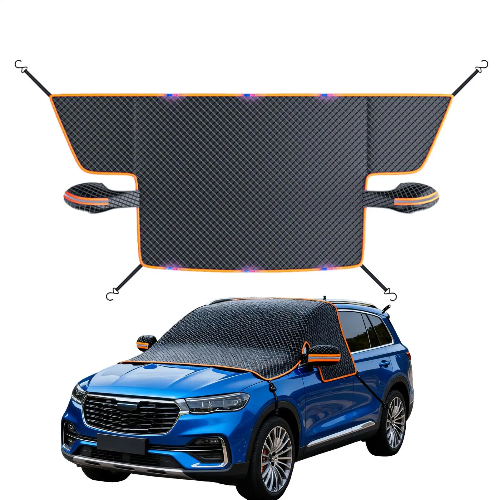 

Windshield Frost Cover Waterproof Oxford Fabric Auto Frost Protector Snow Ice Windshield Cover For Car SUV Trucks Pickup