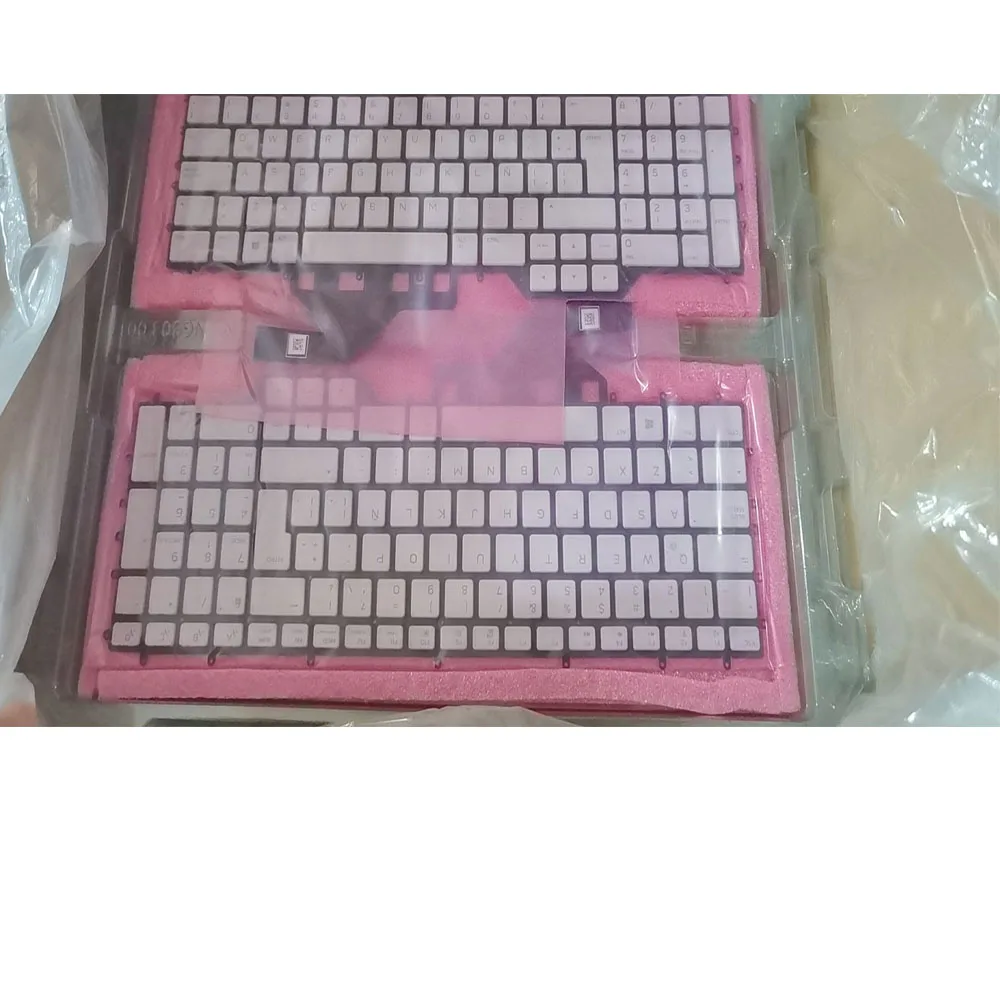 

Клавиатура для ноутбука Latin LA для DELL M17 R2 M17 R3, белая, с RGB-подсветкой