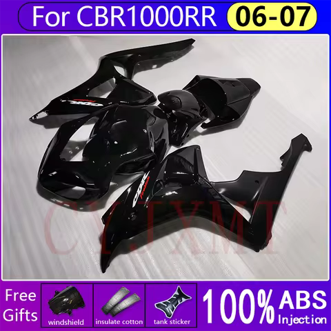 100% ABS Motorcycle Fairing Kit For Honda CBR1000RR 2006 2007 Full Body Bodywork Fairings cbr 1000 rr 06 07 Bodyframe Cowl Shell
