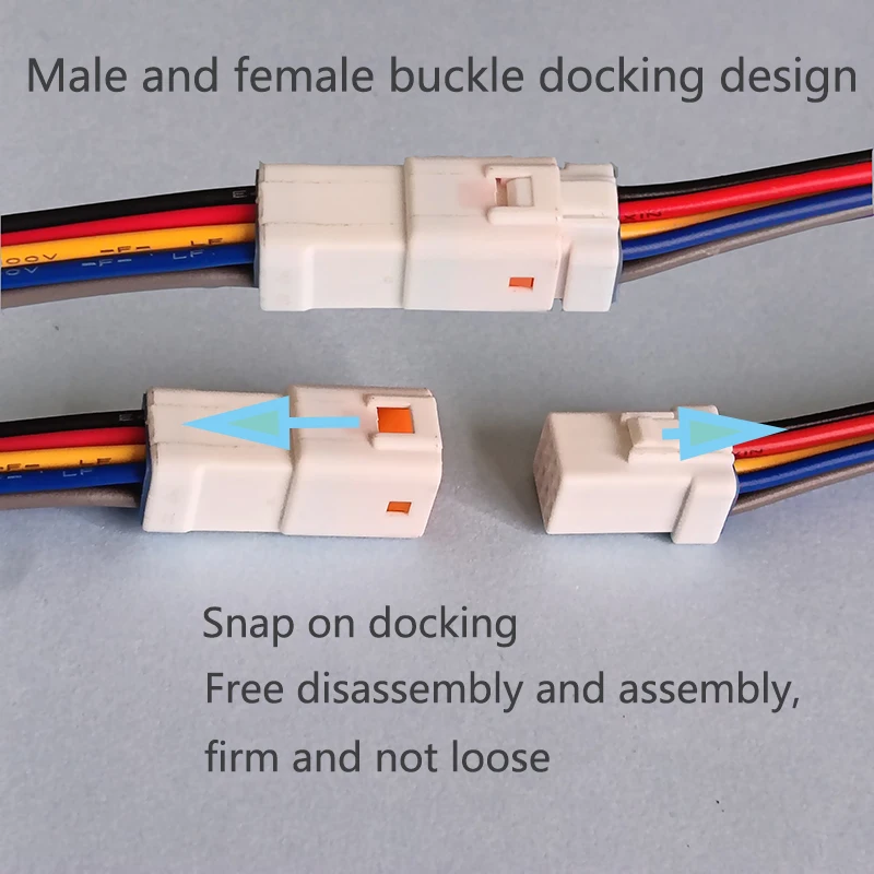 1Pair 2P 3P 4P 6P 8P For JST Plug Car Waterproof Cable Connector Male Female Pair Connector 04r/06t/02r JWPF Wiring Terminal
