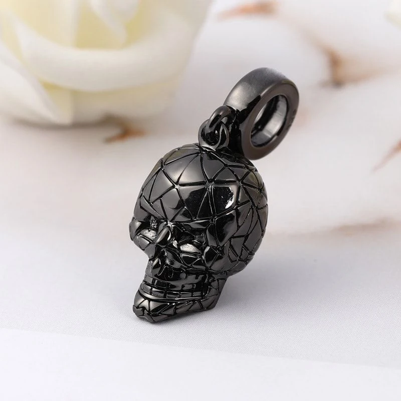 New 925 Sterling Silver Halloween Bat Terror Pumpkin Charm Hang Bead Fit Original Pendant Bead Bracelet Fashion DIY Woman Jewel