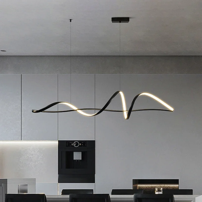 

Modern Minimalist Led Pendant Lights for Living Dining Room Decor Kitchen Island Table Salon Chandeliers Indoor Lustre Luminaire