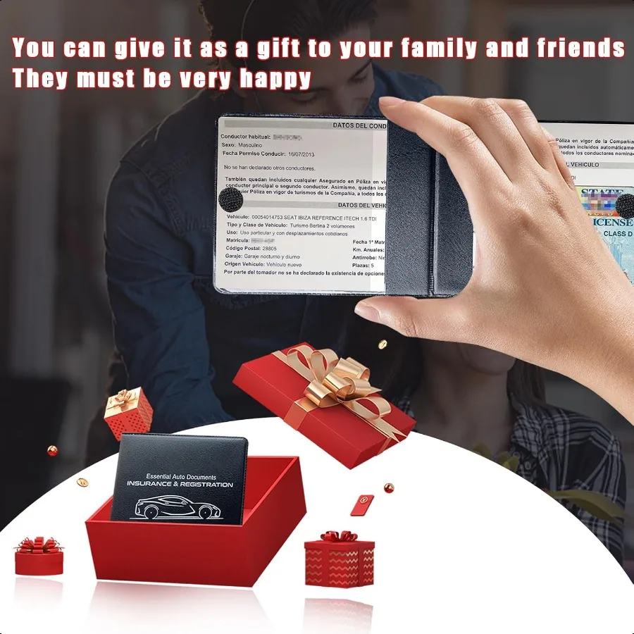ซองใส่เอกสารรถยนต์ 2 ชิ้น พร้อมช่องเก็บของในรถ พร้อมฝาปิด อุปกรณ์ตกแต่งภายในรถยนต์