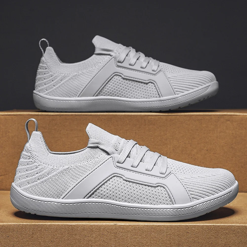 

Wide Barefoot Shoes Minimalist Walking Shoes Non Slip Mesh Running Sneakers with Zero Drop Sole Workout Shoes for Outdoor Sports