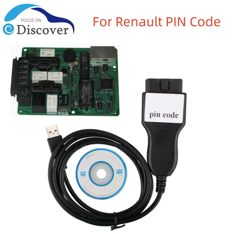 

НОВЫЙ сканер для считывания PIN-кодов Renault поддерживает программирование ключей для считывания PIN-кода K-Line для Renault K-Line (1996-2013 года)