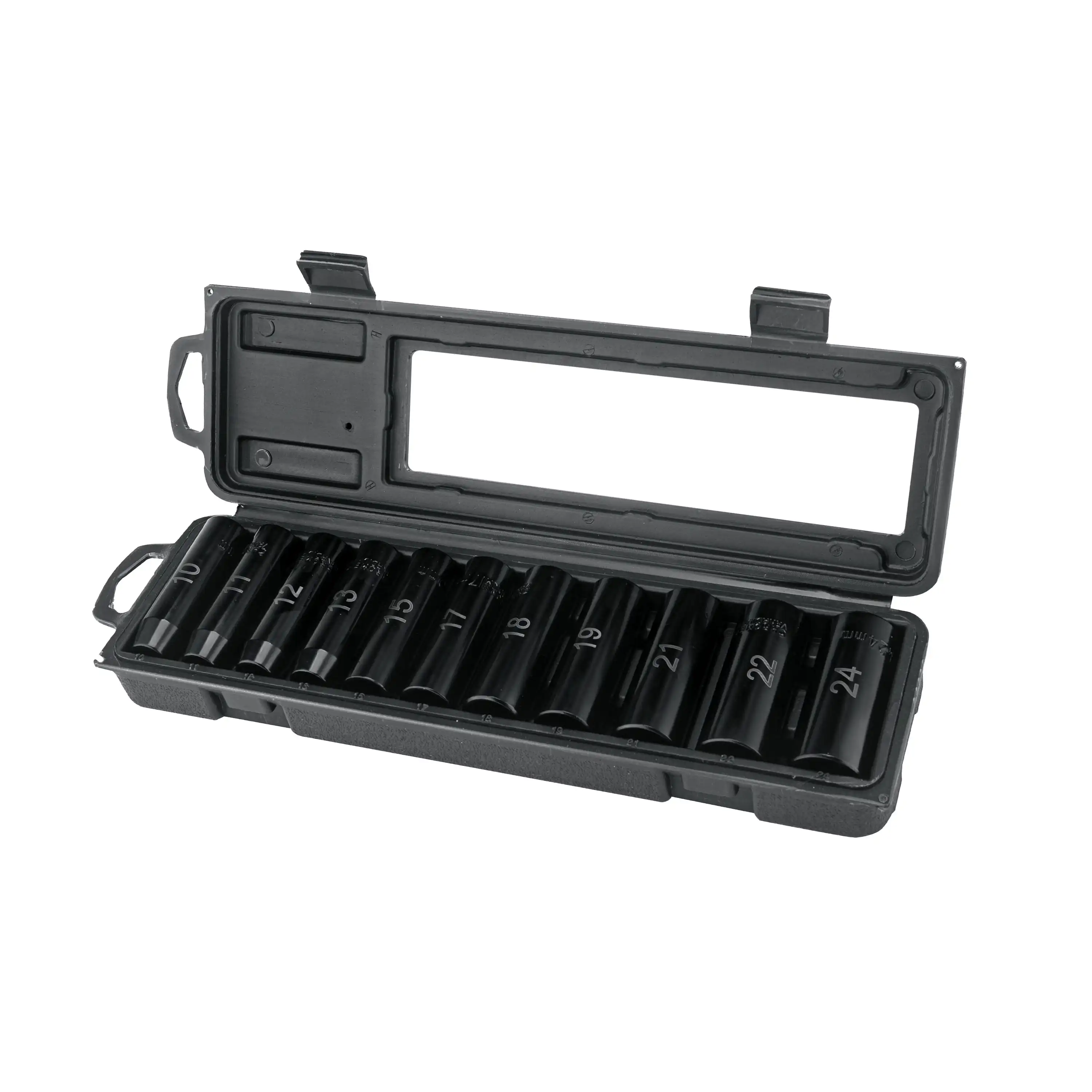 11-Piece 1/2" Drive Deep 6-Point Impact Metric Socket Set