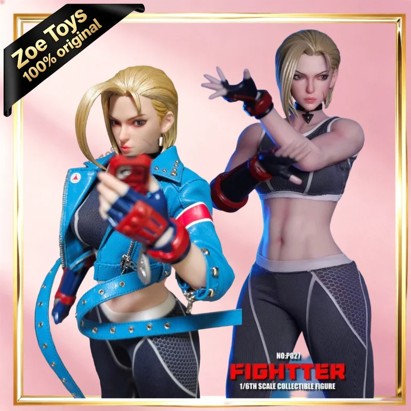 

In Stock PLAY TOY P027 1/6 Cammy Fighter Silicone Body Action Figure Street Fighter Collectible Model Toy Gift