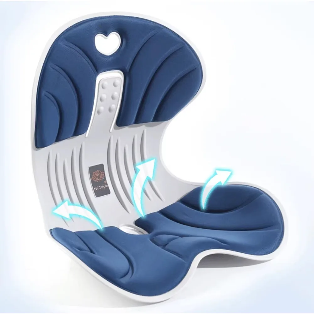 Lumbar Support Cushion Plus Size for Big Guy Large Waist Office Chair Back Cushion Sitting All Day Pain Relief Posture Corrector