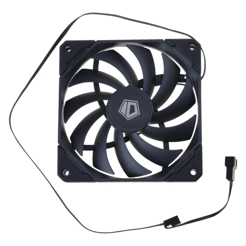 Replacement PC Case Fan Cooling Fan 1.92W 7V Cooler Radiators For 12015XT 120mm PWM Graphics Card Heatsink