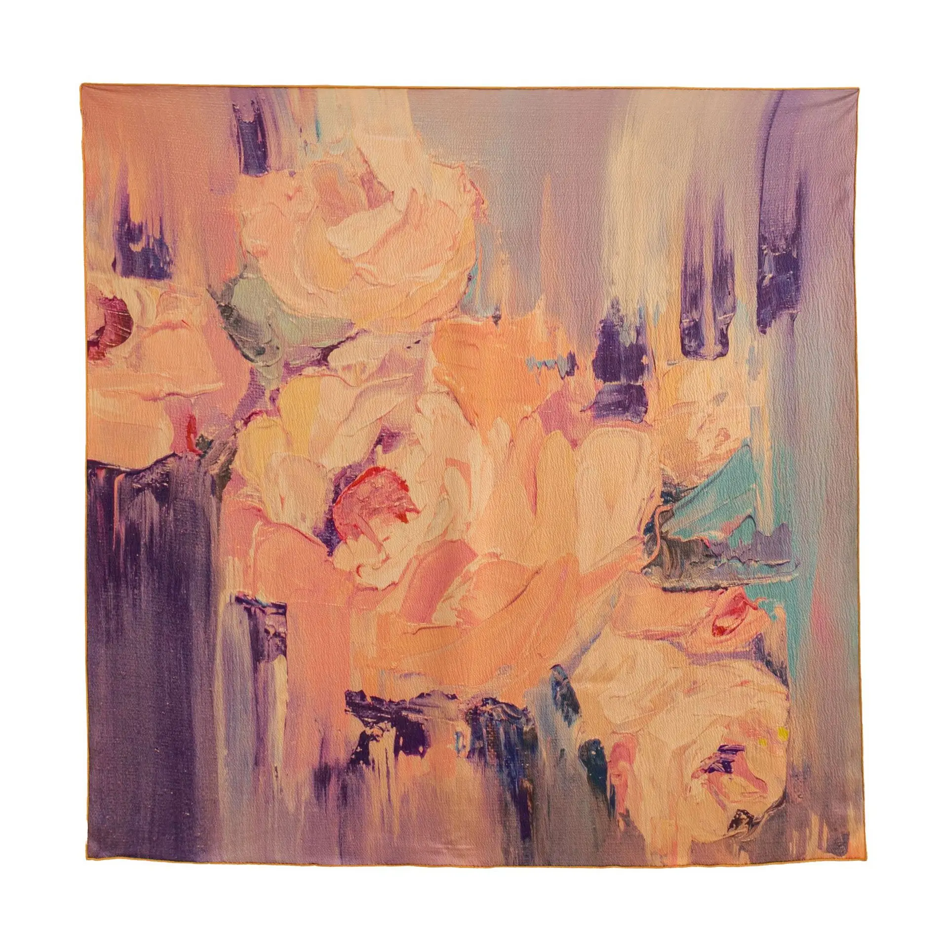 New double-sided pearl satin travel mulberry silk scarf women's beach sun protection and warmth multi-functional shawl