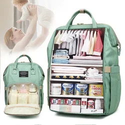 Large Capacity Baby Bags Outdoor Multi-function Baby Nursing Diaper Bags Travel Shoulders Adjustable Diaper Bag Backpack