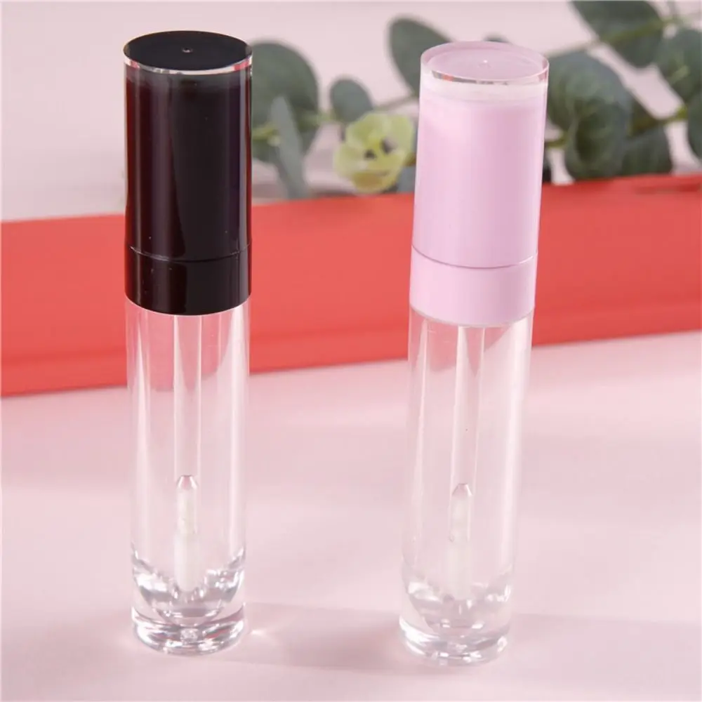 Colorful Lip Gloss Tube With Brush Refillable Empty Lip Glaze Container 8 ML Sample Storage Cosmetic Container Travel Essentials